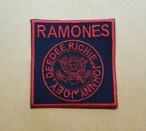 Ramones Musique Rock Metal Band Johnny tissé brodé Iron Sew On Patch Logo 
