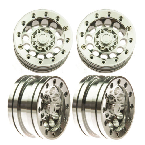 RC 1//10 Metal 1.9/" Beadlock Wheel Rims w// 96mm Tire Tyre set for SCX10 D90 CC01