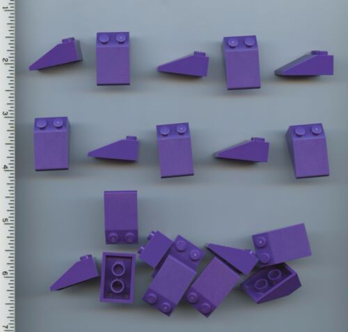 LEGO x 20 Dark Purple Slope 33 3 x 2 NEW 3298 