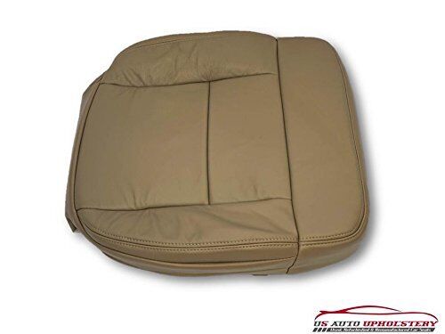 2005 Ford F150 Lariat Driver Side Bottom Replacement Leather Seat Cover Tan