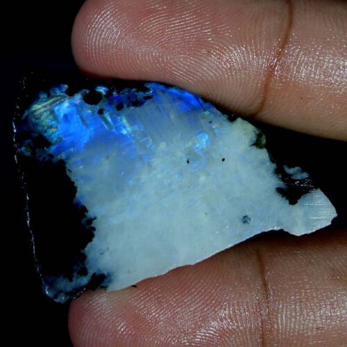 Details about   Natural Fire Rainbow Moonstone Rock Rough Slab Beautiful Rough 