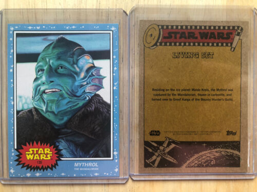 Details about  / 2020 Topps Now Star Wars Living Set The Mandalorian MYTHROL card SP 1265 Made
