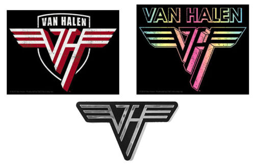 Van Halen Sticker Set Vinyl Decal Metal Officially Licensed Logo Ships Free 