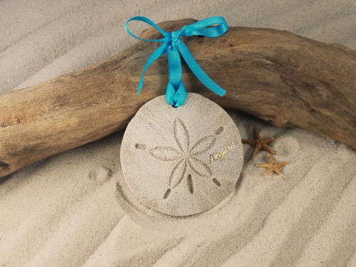 NAPLES FLORIDA Sand Dollar Made with Sand Tropical Beach Ornament
