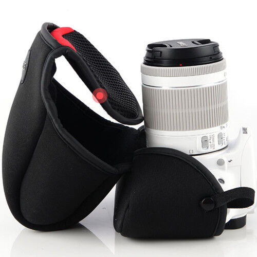S Canon EOS M/M2/100D/200D Bolsa Caso Protector de Neopreno Lente de 18-55mm/16-50mm 