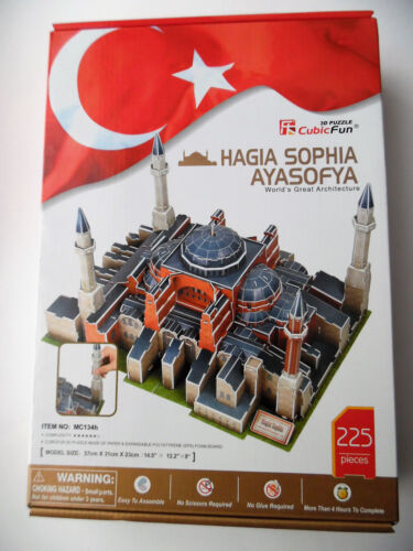 2.Wahl 3D Puzzle Hagia Sophia Ayasofya Cubic Fun Moschee Mosque Cathedral