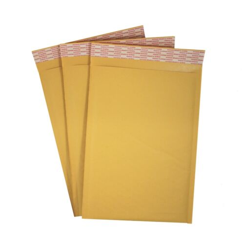 Case of 100 7.25/" x 11/" #1 Kraft Bubble Mailers Self Seal Padded Envelopes