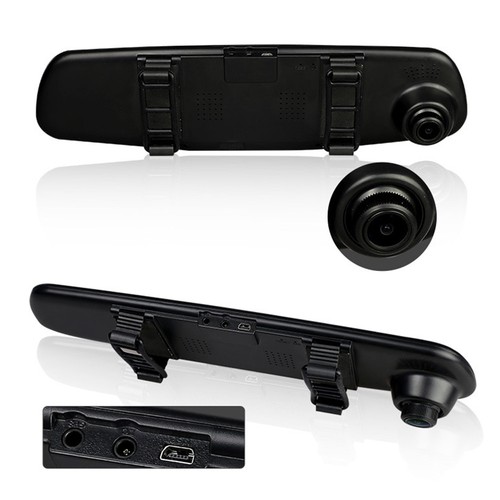 Auto Car Dash Camera DVR 1080P Full HD Digital Video Dual Lens Record with cards