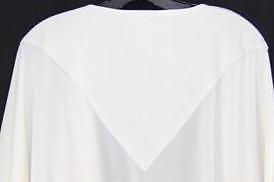 TIENDA HO~Ivory White~WOVEN SUSTI~Cascade~Dolman~Cocoon~Trapunto~PALMS DUSTER