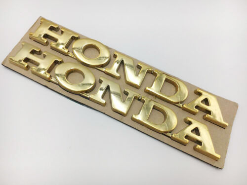 Gold 3D Fuel Tank Emblem Decal Rear Box For Honda Badge ABS Stickers Motorcycles 
