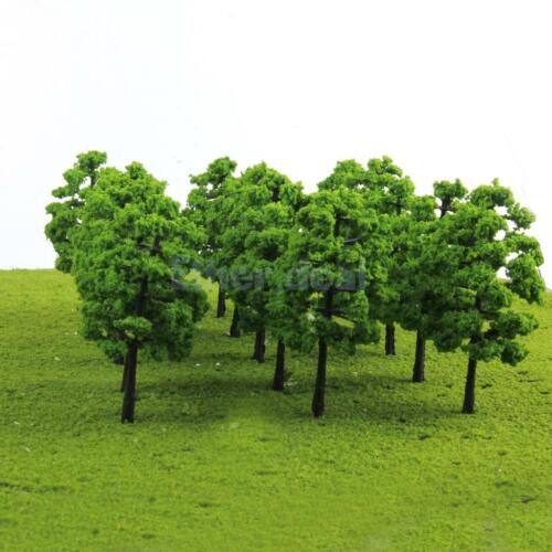 100 20Pcs Landschaftsbau Laubbäume Modellbäume Modellbaum  Spur 1