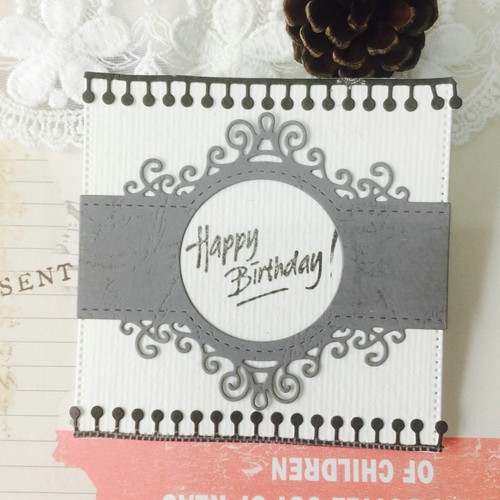 Cutting Dies Stencil Frame for DIY Scrapbooking Embossing Album Paper Card Craft