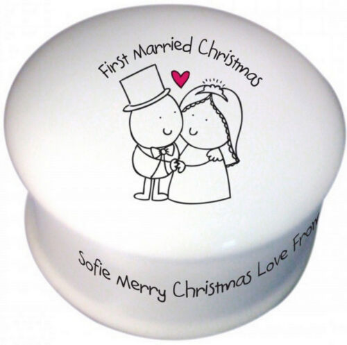 PERSONALISED Fun NOVELTY China Trinket Box for HER CHRISTMAS Gift PRESENTS Lady