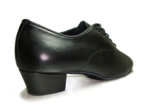 MONDIAL SHOES 5 scarpe da ballo uomo bambino tacco 40//U nere basse pelle vitello