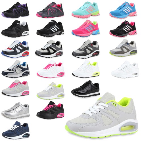 Damen Sportschuhe Laufschuhe Fitness Sneaker Freizeit Schuhe Schnürer 75031 Top