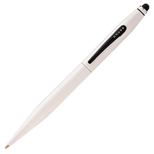 Cross Pearl White AT0652S-5 Tech 2 Dual Pen /& Stylus Retractable Ballpoint
