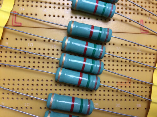 1.5k Ohm 5% 5W Wirewound Resistor Flame-Proof Yageo KNP500 Multi Qty 