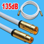 15m Antennenkabel TV Kabel Koax Stecker /</> Buchse 135dB Digital HDTV 4K UHD IEC