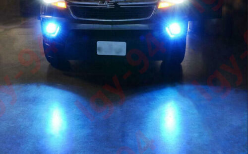 Pair 5202 80W ice blue LED Fog Lights Bulbs for Chevrolet Silverado 1500 2008-15 