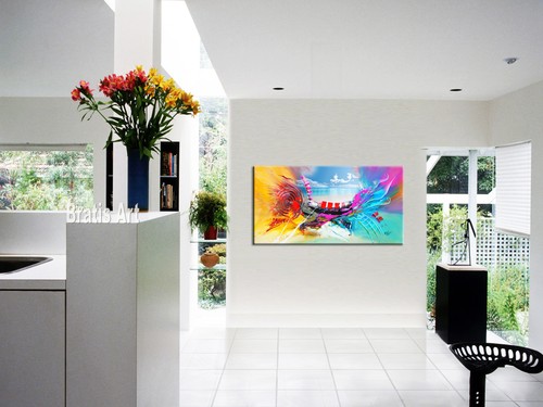 Dekoration Bratis Art Bilder Leinwand Abstrakt Kunst Wandbild Kunstdruck Xxl 439a Onebitjr Com Br