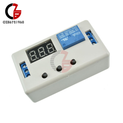 LED Delay Timer Control Switch Relay Module Automation 12V with case