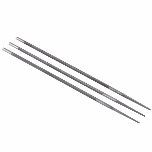 3pcs 4mm Schaft Rund Schärfen Kettensäge Feile Schneider 200mm für Holzarbeit