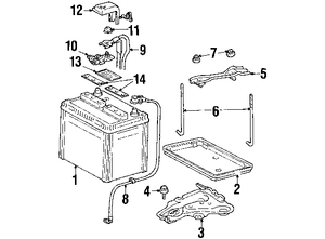 TOYOTA 8282112490 GENUINE OEM POSITIVE TERM COVER