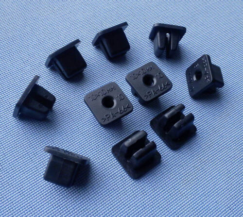10x rivestimento clip fissaggio klips supporto Panel Universal 10mm NERO 58a