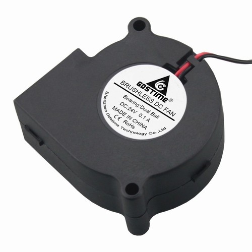 Ball Bearing 6cm 60x60x28mm Blower Fan 24V Brushless Centrifugal Cooling Fan 2p