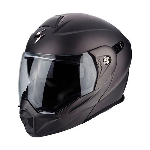 Matt Grey Scorpion ADX-1 Modular Flip Dual Sport Motorbike Motorcycle Helmet