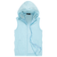 Men/'s Casual Hoodie Sweat Sleeveless Zip Jacket Vest Waist Long Tops Hooded Coat