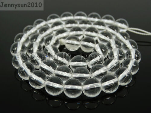 Natural Crystal Quartz Rock Gemstone Round Beads 15'' 3mm 4mm 6mm 8mm 10mm 12mm 