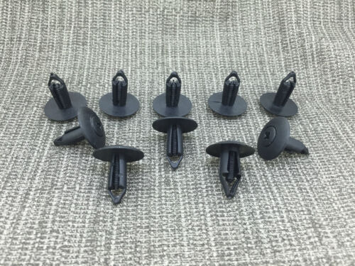 10Pcs Lotus Porte /& Panneau De Carrosserie 6-7 mm PUSH//Fastener Rivet TRIM CLIPS