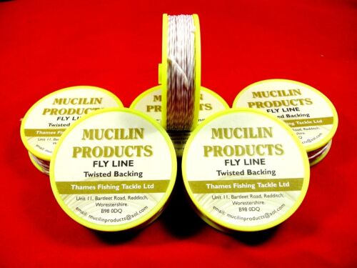 MUCILIN Twisted Fly Line Backing complet 75 Mètre Bobine pour Fly Reel