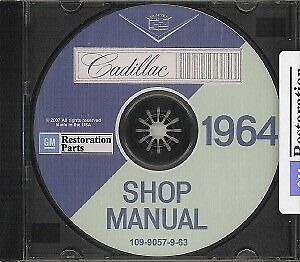 CADILLAC 1964 Shop Manual CD /'64 CD-ROM