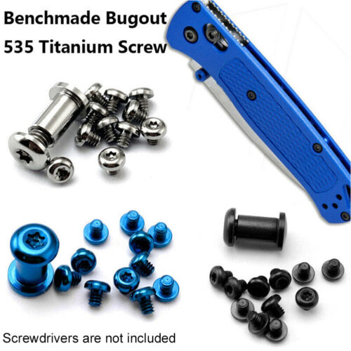 Titanium Alloy Handle Screws Spindle Set Shank Pocket Tool Parts For Bugout 535 