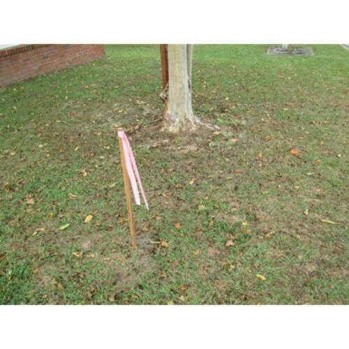 Pepperfish Low Profile Survey Stakes 4-Pack Hi-Vis Yellow Markers Garden /&