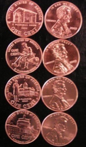 Complete Set Lincoln Bicentennial 2009 Cent Penny P & D  All 8 Coins 