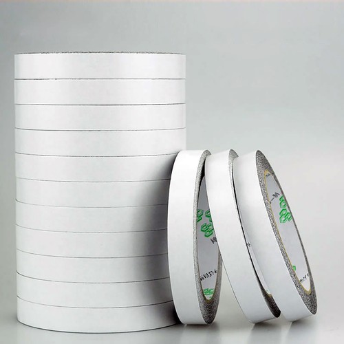 Black Strong Double Sided Adhesive Tape Roll 65//264ft 20//50 Meters Width 5-50mm