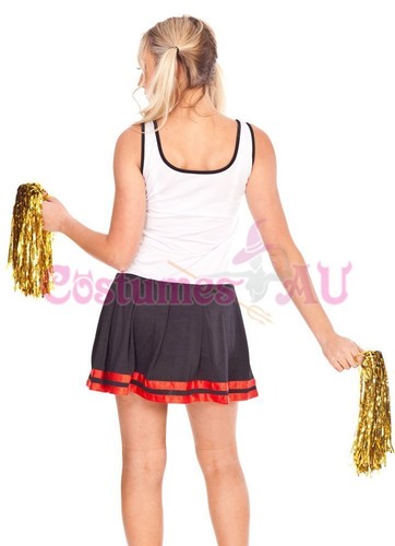Ladies Halloween Zombie Bloody Cheerleader Costume Fancy Dress Party Outfits
