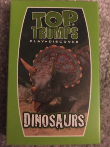 McDonald/'s Happy Meal Toys 2021 UK Top Trumps Game Cards DINOSAURS