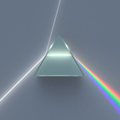 200*30*30mm Rainbow Optical Glass Triple Triangular Prism Physics Teaching 1pc
