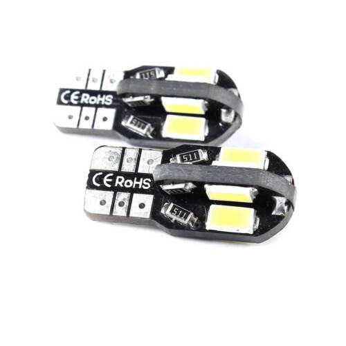 2pcs Canbus T10 194 168 W5W 5630 8 LED SMD White Car Side Wedge Light Lamp Bulbs