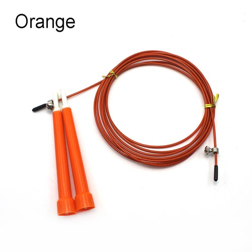 Adjustable Aerobic Exercise ABS Handle Jump Ropes Steel Wire Skip Rope