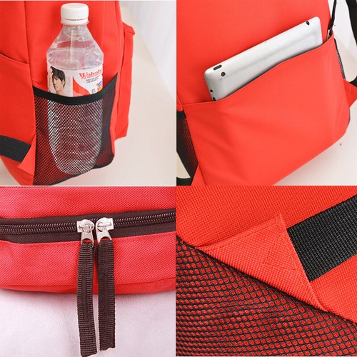 Women Men Shoulder Canvas Backpack College Rucksack School Book Bags Travel Bag