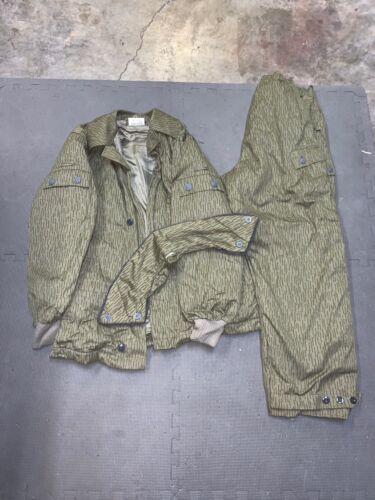 Vintage East German NVA Military Army Rain Drop Uniform COLD WEATHER SIZE XS 46 