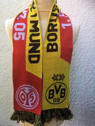 FSV Mainz 05 Schal 2019//2020 Borussia Dortmund Begegnungsschal BVB