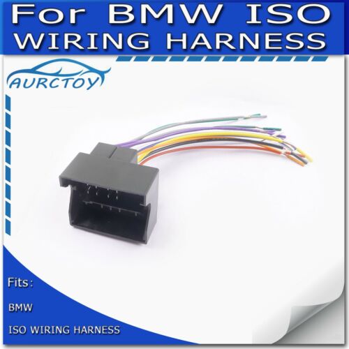 ISO wiring harness For BMW X3 X5  adaptor cable connector lead loom plug wire 