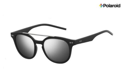 Grey Silver Mirror Polarised DL5JB Matte Black Polaroid Sunglasses PLD1023//S