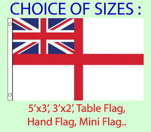 3x2/' Table Flag.Free P/&P Hand Flag White Ensign Flag Choice of Polyester 5x3/'